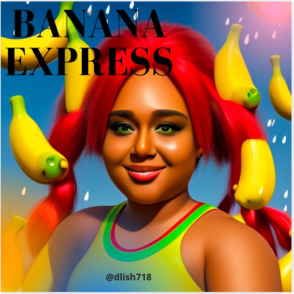 Welcome to the 🍌🍌🍌 BANANA EXPRESS 🍌🍌🍌 With @tobias12 and her PFF’s 🧂🐒